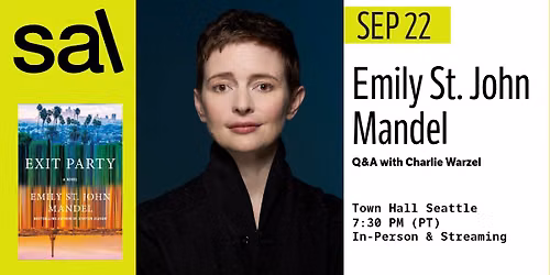 Emily St. John Mandel (presented by Seattle Arts & Lectures)