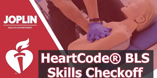 CPR class: HeartCode BLS Skills Checkoff