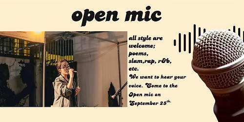 Open mic & cocktails