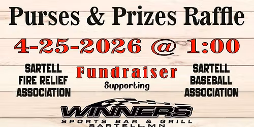 Sartell Fire Relief Association & Baseball Association Fundraiser