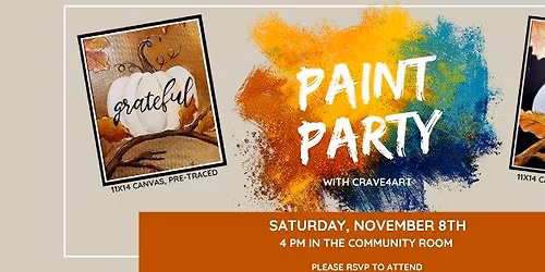 Autumn Elegance Paint Party