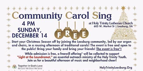 Holy Trinity Leesburg Community Carol Sing