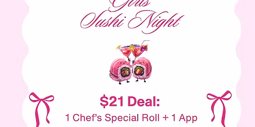 Girls Sushi Night