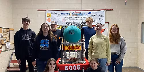  Team 6005 Cardinaltronics  from Mason County Eastern are doing a Robotics Demonstration!