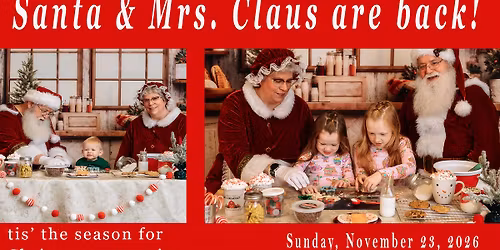 Cookies with Santa and Mrs. Claus