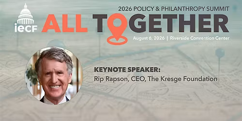 IECF 2026 Policy & Philanthropy Summit: All Together