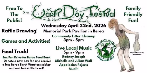 Berea Earth Warriors 5th Annual Earth Day Festival