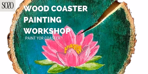 Wood Coaster Painting