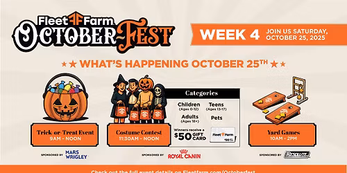 October-Fest at Fleet Farm - Week 4