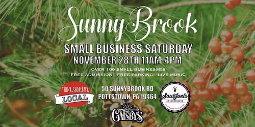 Free Event: 4th Annual Small Business Saturday inside SunnyBrook
