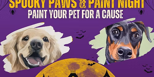 Spooky Paws & Paint Night