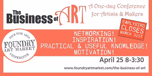 the Business of Art Early Bird Registration Last Days!