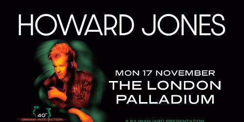 Howard Jones London Tickets