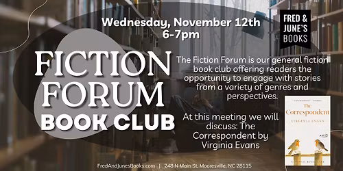 The Fiction Forum Book Club