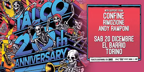 TALCO + Confine & Rimozione @ El Barrio, Torino