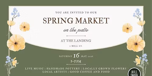 Spring Market on the Patio