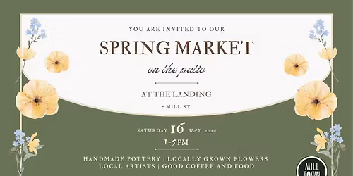 Spring Market on the Patio