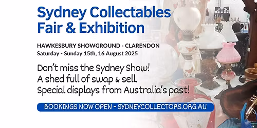 Sydney Collectables Fair & Exhibition 2026