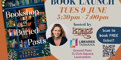 BOOK LAUNCH - The Bookshop of Buried Pasts by Sarah Clutton