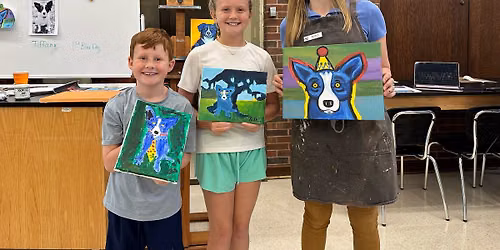Studio Saturday: Paint Your Own Blue Dog