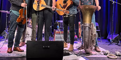 Goers outdoors at the Olde Ship 