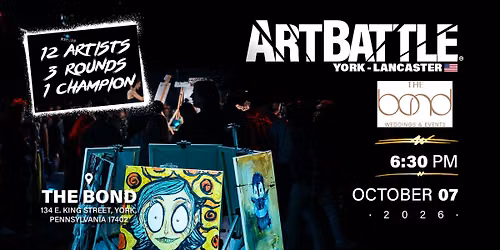 Art Battle York-Lancaster - October 7, 2026