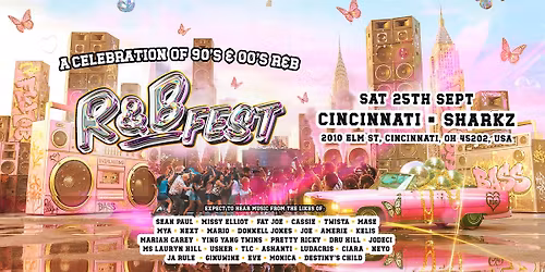 R&B Fest Is Coming To Cincinatti!