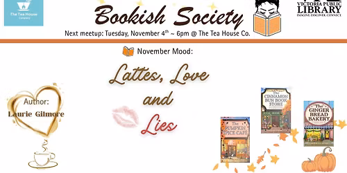 Bookish Society Monthly meetup