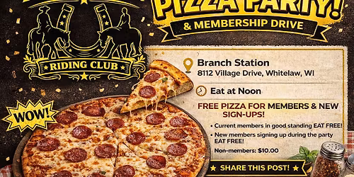 Pizza Party & Membership Drive