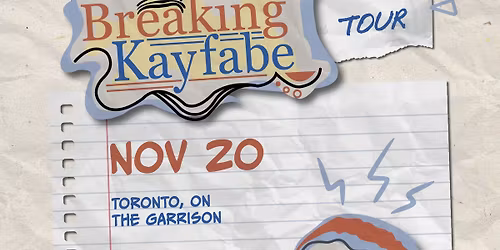 Cadence Weapon Breaking Kayfabe 20th Anniversary Tour