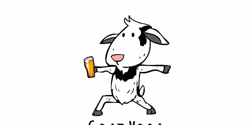 Baby goat yoga at the Pour Market
