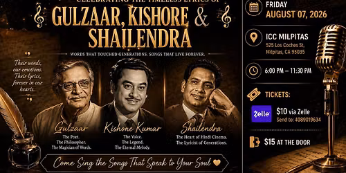 \ud83c\udfbc Celebrating Gulzaar, Kishore & Shailendra \ud83c\udfbc