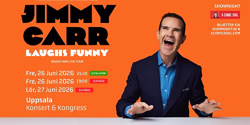 Jimmy Carr \u2013 Laughs Funny | Uppsala