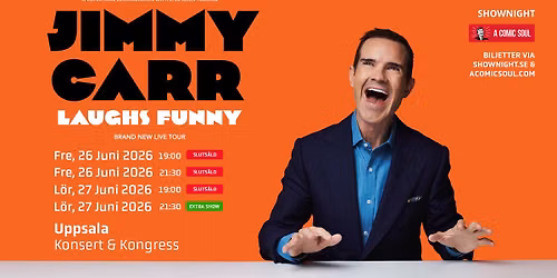 Jimmy Carr \u2013 Laughs Funny | Uppsala