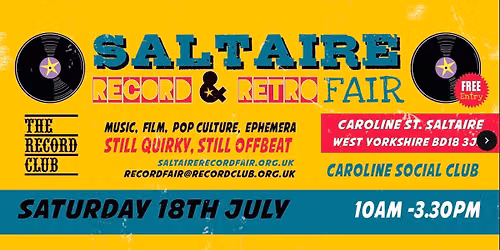Saltaire Record & Retro Fair