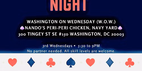 \u2660\ufe0f 3rd Wednesday Spades In DC