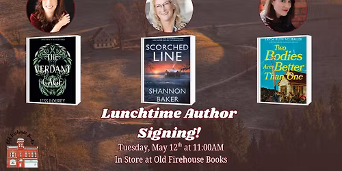 Lunchtime Author Signing!