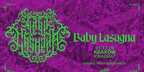 BABY LASAGNA \/ 01.12.26 \/ Kwadrat, Krak\u00f3w 