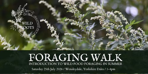 Wensleydale Summer Wild Food Foraging Walk - Saturday 25th July 2026