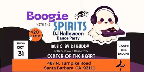 Boogie with the Spirits DJ Halloween Dance