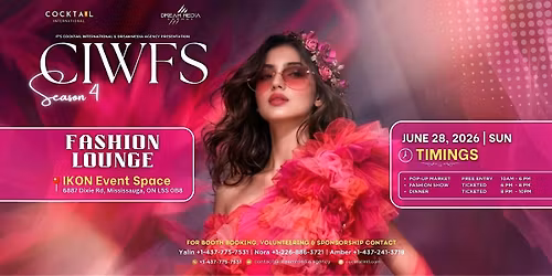CIWFS  Season 4- Fashion Show &  Dinner
