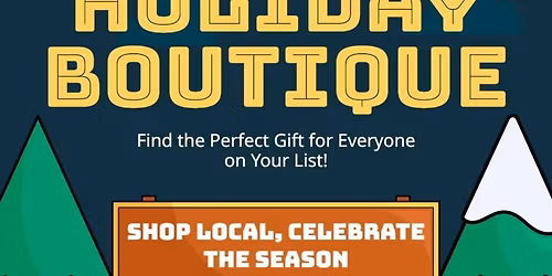 Holiday shopping boutique