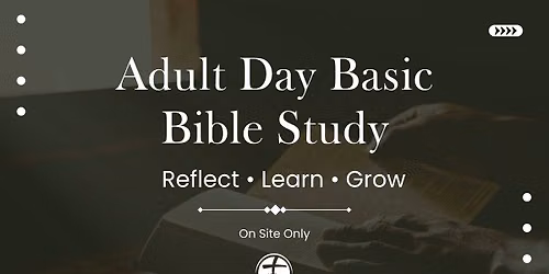 Adult Day Basic Bible Study