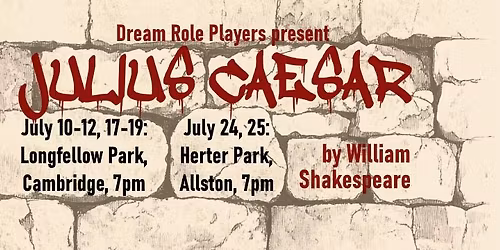 Audition for Julius Caesar!
