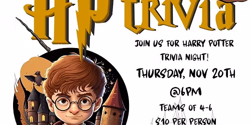 Harry Potter Trivia Night!