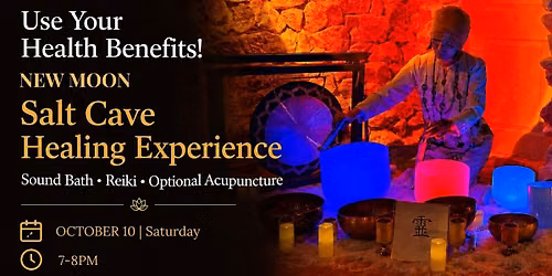 New Moon Salt Cave Sound Bath & Reiki Healing Experience