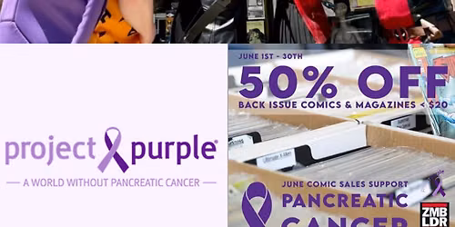 Wonderland Comics June Sale for Project Purple