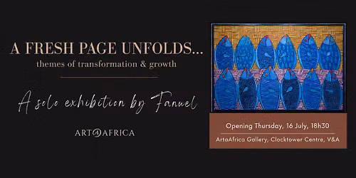 Fanuel Moiane's First Solo Exhibition - A Fresh Page Unfolds