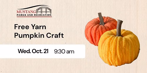 Free Yarn Pumpkin Craft