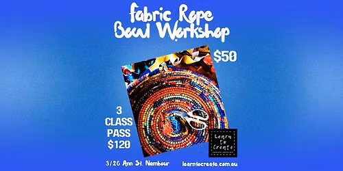 Fabric Rope Bowl Workshop